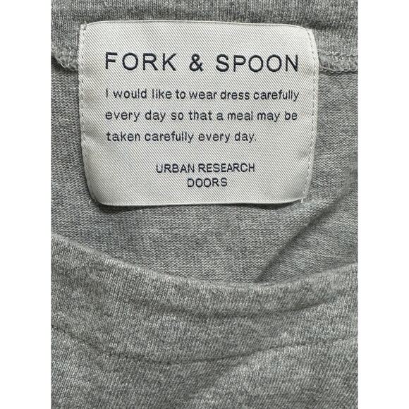 Urban Research Doors Dress Women 1 Gray Sweatshirt Organic Cotton Pockets Casual - Picture 7 of 10